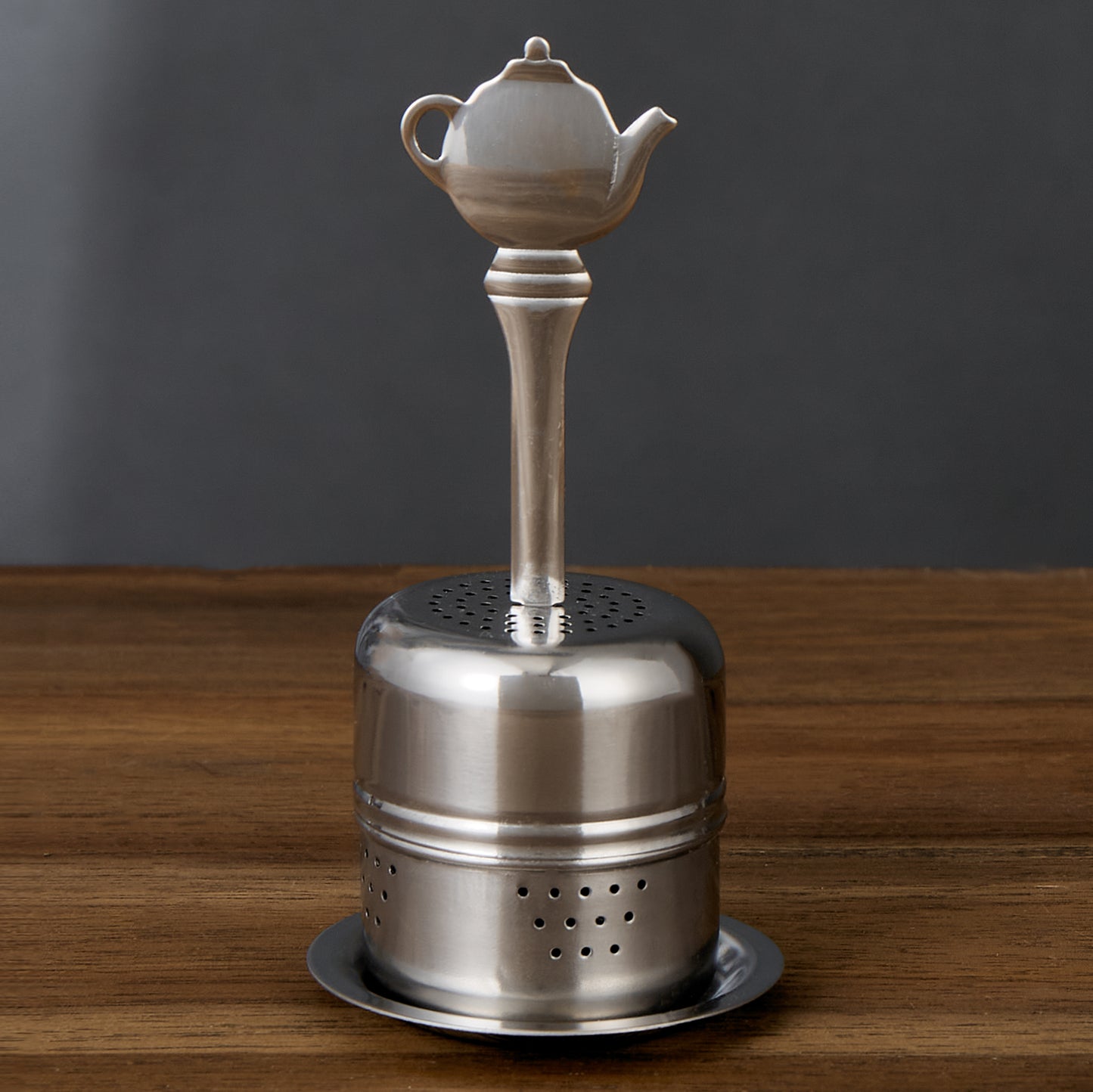 Leaf and Bean Tea Infuser Ball with Handle
