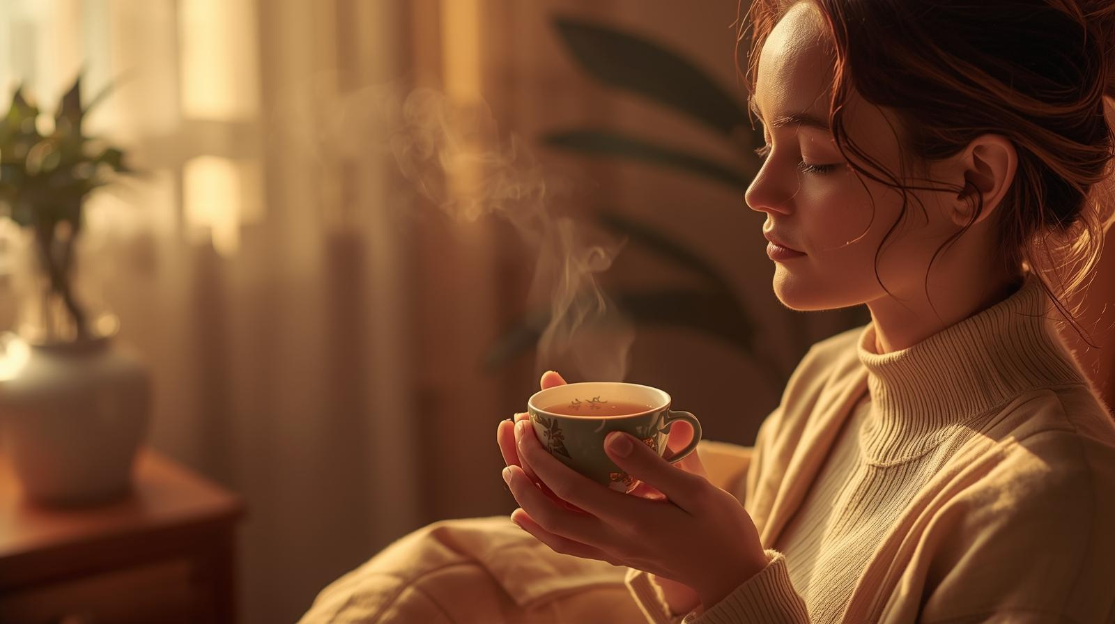 time out to relax and savour organic loose leaf tea