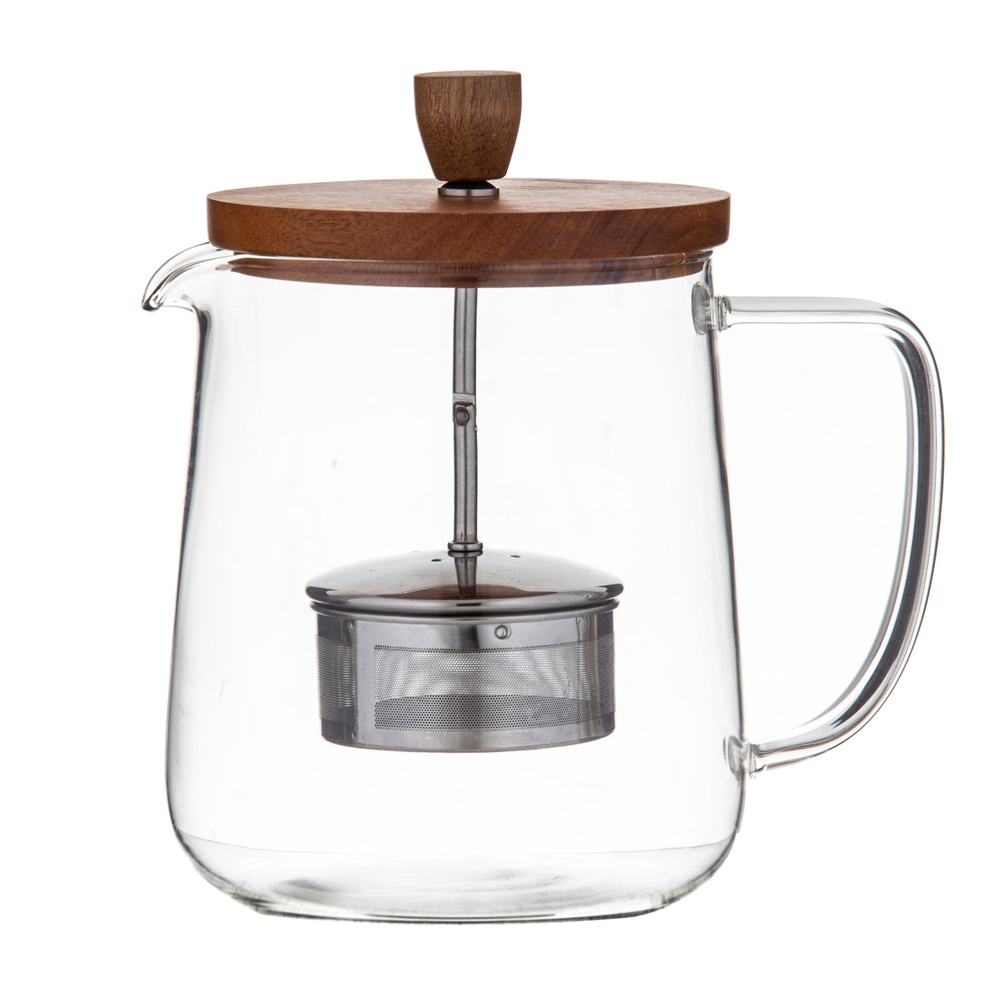 Leaf & Bean Naples Tea Pot with Acacia Lid & Infuser 1200ml