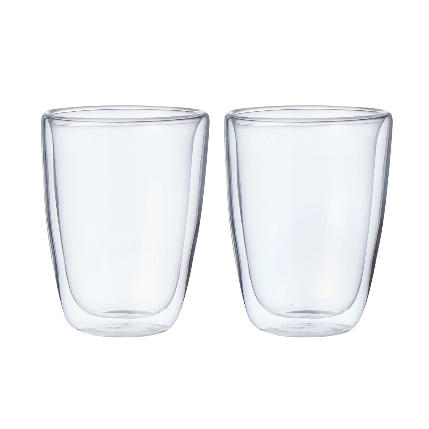 Leaf & Bean; Bean Double Wall Glasses 350ml (Set of 2)