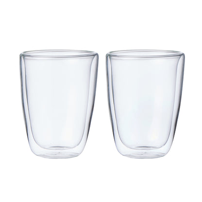 Leaf & Bean; Bean Double Wall Glasses 350ml (Set of 2)