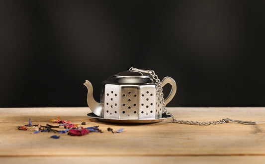 Leaf & Bean Stainless Steel Mini Teapot Tea Strainer