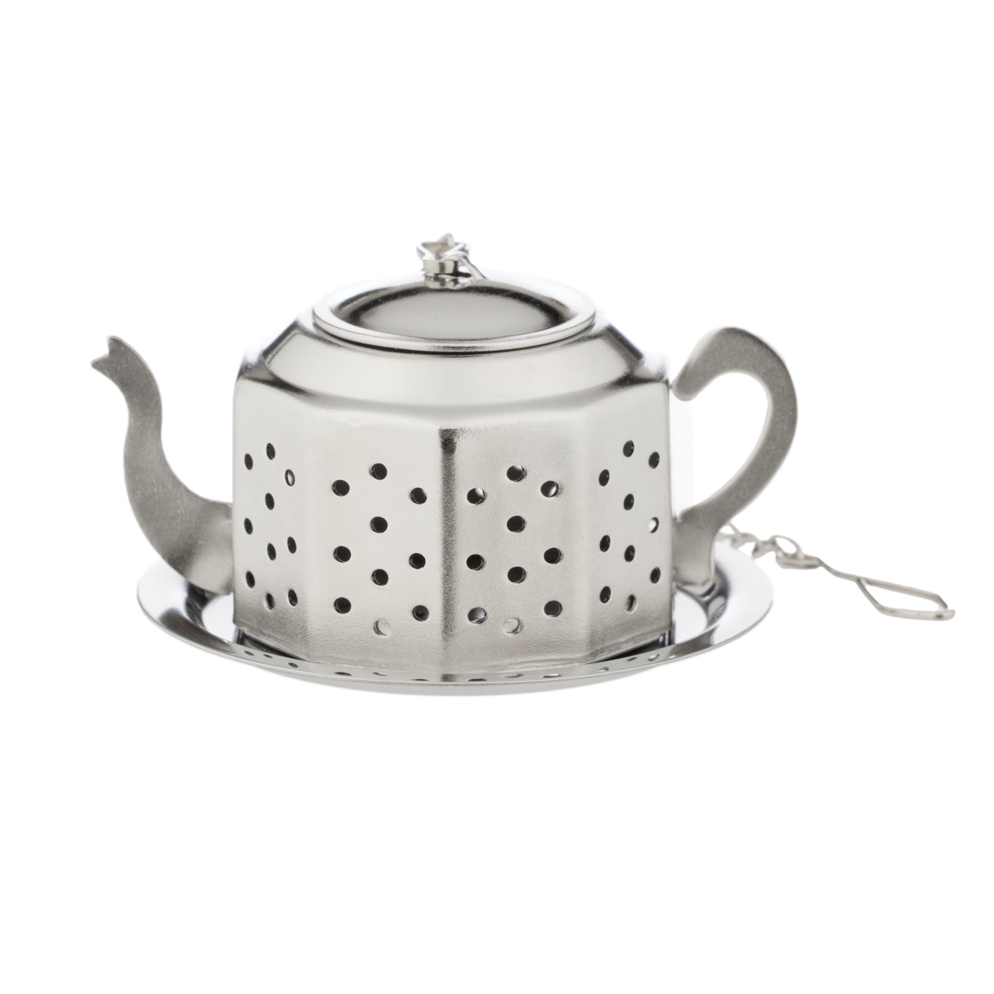 Leaf & Bean Stainless Steel Mini Teapot Tea Strainer
