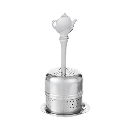 Leaf and Bean Tea Infuser Ball with Handle