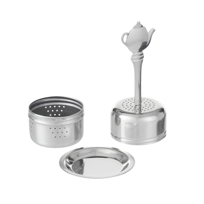 Leaf and Bean Tea Infuser Ball with Handle