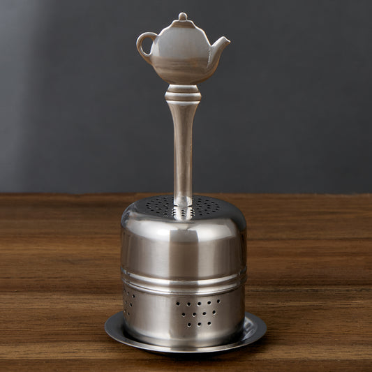 Leaf and Bean Tea Infuser Ball with Handle